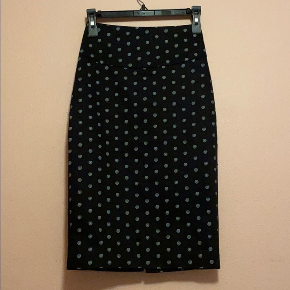 Black pencil skirt